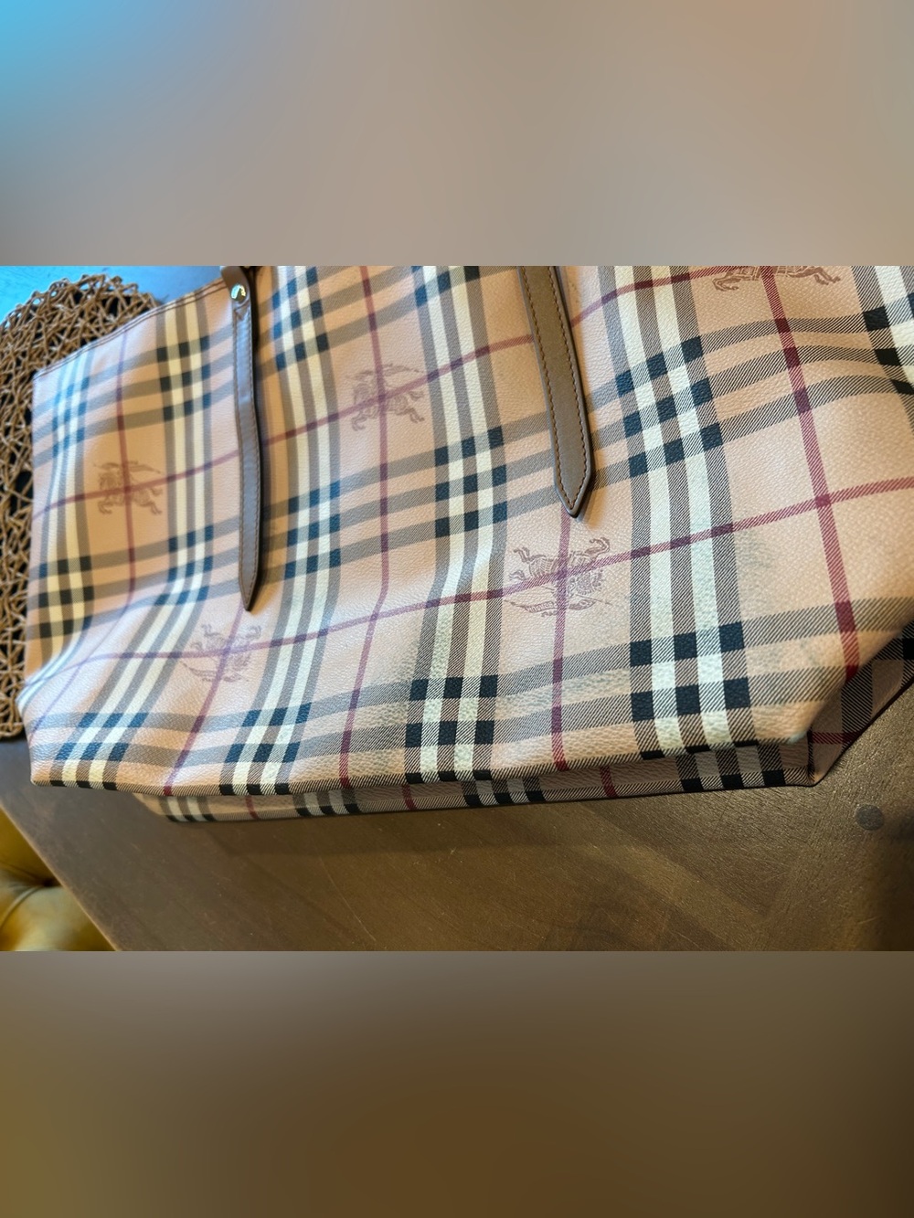 BURBERRY MEDIUM HAYMARKET CHECK SALISBURY BAG - Picture 12 of 15